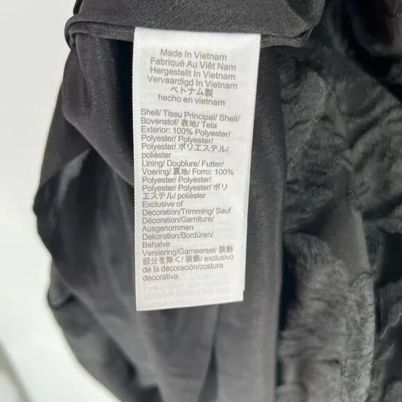 J. Crew Dress Size 10 tiered, black, brocade Babydoll Formal Adjustable Straps - Picture 9 of 13